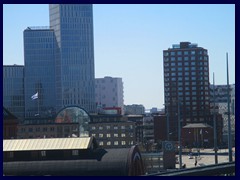 Malmö skyline from the Central station's garage 11